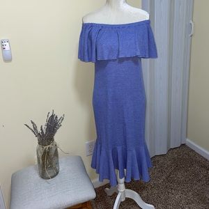 LuLaRoe Waffle Knit Midi Dress